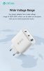 Devia Extreme Speed Series 65W GaN PD hálózati gyorstöltő adapter USB+2xType-C -fehér
