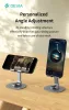 Devia Kintone Series összecsukható asztali 360° fokban elfordítható fém telefon tartó - szürke