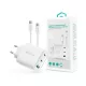 Devia Extreme Speed Series 65W GaN PD hálózati gyorstöltő adapter USB+2xType-C+Type-C kábel - fehér