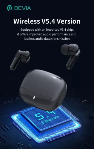 Devia ANC TWS-Pro1 Bluetooth sztereó headset - fekete
