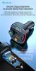 Devia Smart Series Bluetooth FM-transmitter/autós gyorstöltő 30W PD+QC          2xUSB/AUX/MP3 - fekete