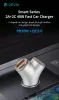 Devia Smart Series 48W PD+QC autós gyorstöltő 2xUSB+2xType-C - ezüst