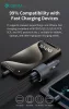 Devia Extreme Speed Series 65W PD+QC autós gyorstöltő USB+2xType-C - fekete