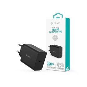   Devia Rocket Series 45W PD hálózati gyorstöltő adapter Type-C - fekete