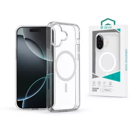   Devia Pure Clear Magnetic ütésálló tok - Apple iPhone 16 - átlátszó
