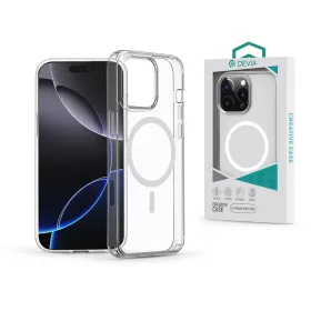   Devia Pure Clear Magnetic ütésálló tok - Apple iPhone 16 Pro Max - átlátszó