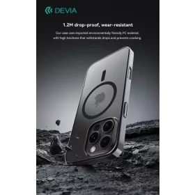 Devia Glimmer Magnetic Series tok - Apple iPhone 16 - kék
