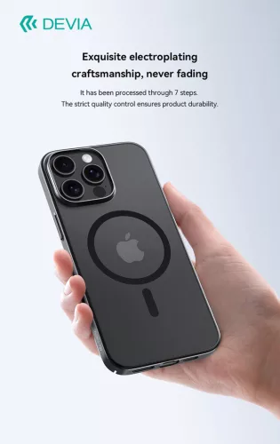 Devia Glimmer Magnetic Series tok - Apple iPhone 16 - kék