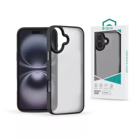   Devia Pino Series ütésálló tok - Apple iPhone 16 - fekete
