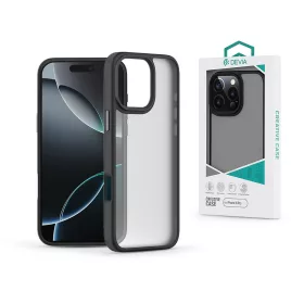  Devia Pino Series ütésálló tok - Apple iPhone 16 Pro - fekete