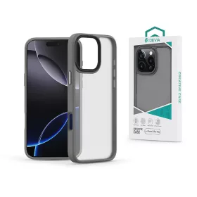   Devia Pino Series ütésálló tok - Apple iPhone 16 Pro Max - szürke
