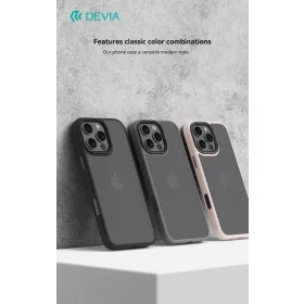   Devia Pino Series ütésálló tok - Apple iPhone 16 Pro Max - pink