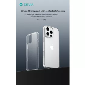 Devia Naked Series tok - Apple iPhone 16 Plus - átlátszó