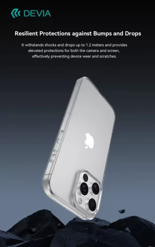 Devia Naked Series tok - Apple iPhone 16 Plus - átlátszó