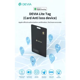   Devia Lite Tag Anti-Lost Device helymeghatározó kártya - fekete