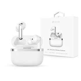 Devia TWS-Ultra-1 ANC Bluetooth sztereó headset - fehér