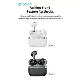 Devia TWS-Ultra-1 ANC Bluetooth sztereó headset - fehér