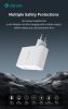 Devia Extreme Speed Series 100W GaN PD hálózati gyorstöltő adapter USB+3xType-C - fehér