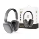 Devia EarBass Pro2 ANC Bluetooth sztereó fejhallgató beépített mikrofonnal - szürke
