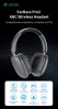 Devia EarBass Pro2 ANC Bluetooth sztereó fejhallgató beépített mikrofonnal - ezüst