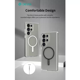   Devia fém ellenlapka darab MagSafe mágneses autós tartóhoz - 2 db/csomag - fekete, fehér