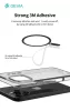 Devia fém ellenlapka darab MagSafe mágneses autós tartóhoz - 2 db/csomag - fekete, fehér
