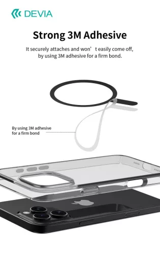 Devia fém ellenlapka darab MagSafe mágneses autós tartóhoz - 2 db/csomag - fekete, fehér