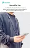 Devia Cable Pro5 Woven 27W PD Type-C/Lightning adat- és töltőkábel + nyakpánt 1.6m - kék