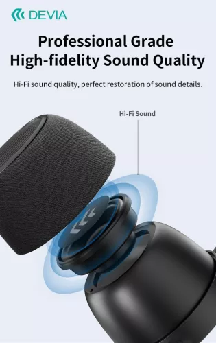 Devia Sound Lite4 vezeték nélküli mágneses bluetooth hangszóró - szürke