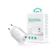 Devia Ultra1 22W PD+QC+Apple Watch 2in1 hálózati gyorstöltő adapter - fehér