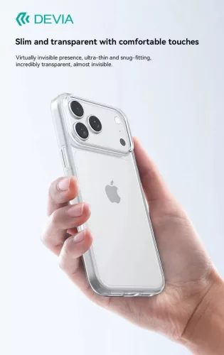 Devia Naked Series szilikon tok - Apple iPhone 17 - átlátszó