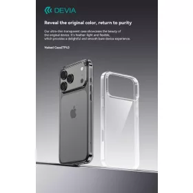   Devia Naked Series szilikon tok - Apple iPhone 17 Pro Max - átlátszó