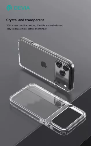 Devia Pure Clear ütésálló tok - Apple iPhone Air - átlátszó