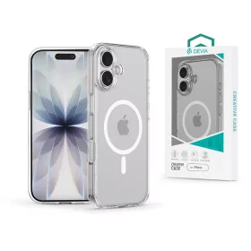   Devia Crystal Series Magnetic 360° kameravédős ütésálló tok - Apple iPhone 17 - átlátszó