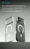 Devia Crystal Series Magnetic 360° kameravédős ütésálló tok - Apple iPhone 17 Pro - átlátszó