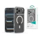 Devia Crystal Series Magnetic 360° kameravédős ütésálló tok - Apple iPhone 17 Pro Max - átlátszó