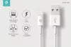 Devia Smart Series USB/Lightning töltő- és adatkábel 2 m - fehér