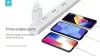 Devia Smart Series 17W 3xUSB hálózati töltő adapter - fehér