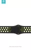 Devia Deluxe Series Sport2 Apple Watch lyukacsos sport szíj - 42/44/45/49mm - fekete/szürke