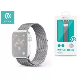   Devia Elegant Series Milanese Loop Apple Watch fém szíj - 38/40/41mm - ezüst
