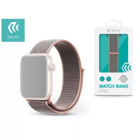   Devia Deluxe Series Sport3 Apple Watch szövet sport szíj - 38/40/41mm - pink