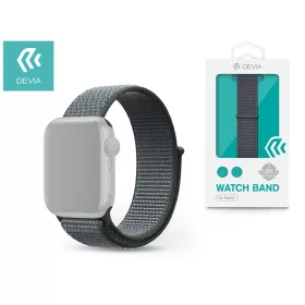   Devia Deluxe Series Sport3 Apple Watch szövet sport szíj - 42/44/45/49mm - viharszürke