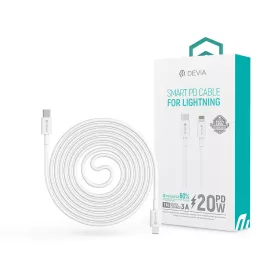   Devia Smart Series 20W PD Lightning/Type-C adat-és töltőkábel 1m - fehér