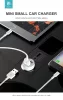 Devia Smart Series 15W 2xUSB autós töltő adapter - fehér