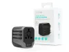 Devia Global hálózati töltő utazó adapter (UK/EU/USA/USA/Japán/AU) - fekete