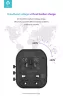 Devia Global hálózati töltő utazó adapter (UK/EU/USA/USA/Japán/AU) - fekete