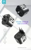 Devia Global hálózati töltő utazó adapter (UK/EU/USA/USA/Japán/AU) - fekete