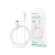 Devia Smart Series Shark USB/Type-C töltő- és adatkábel 1,5m - 5A - fehér