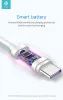 Devia Smart Series Shark USB/Type-C töltő- és adatkábel 1,5m - 5A - fehér