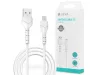 Devia Kintone Cable V2 Series 10W USB/Lightning adat-és töltőkábel 1m - fehér